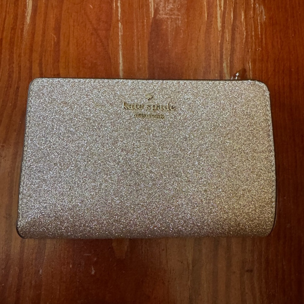 Kate Spade Gold Clutch Elegant Sparkle